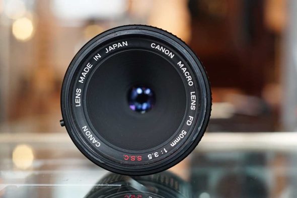 Canon FD Macro 50mm 1:3.5 SSC lens