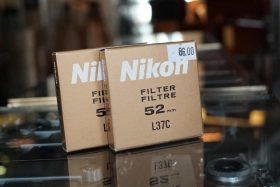 Nikon L37C Filters 52mm, lot of 2pc