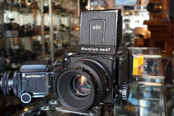 Mamiya RB67 with Pro S back + L 127mm 1:3.5 K/L lens
