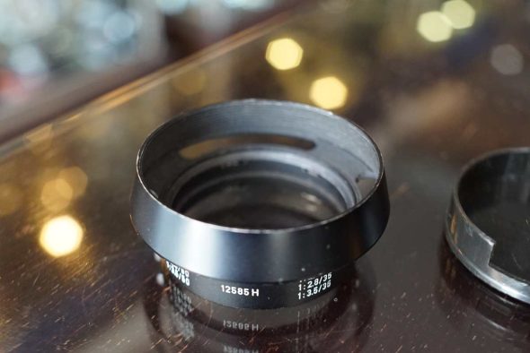 Leica 12585H vented metal lenshood + cap