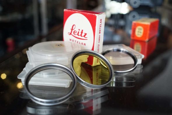 Lot of 3x E39 filters for Leica