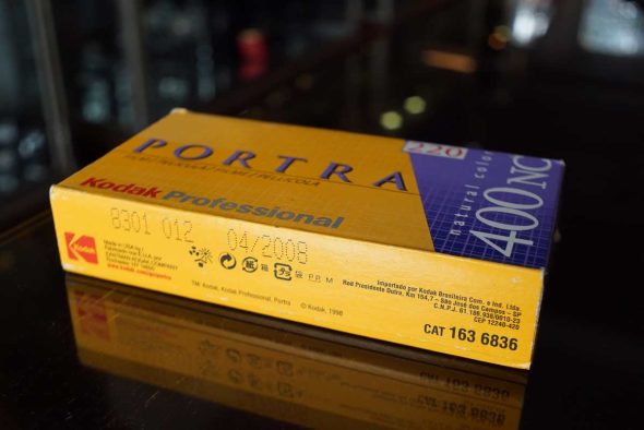 Kodak Portra 400NC 220 film 5-pack, expired 2008