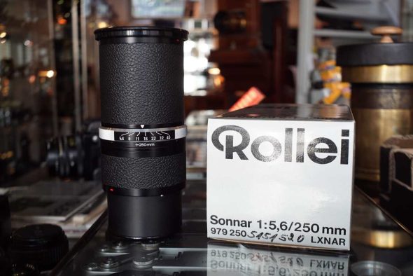 Rollei Sonnar 1:5.6 / 250mm, for Rolleiflex SL66, boxed