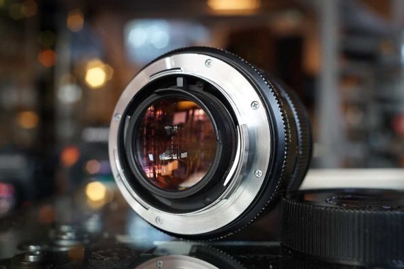 Leica Leitz Summilux-R 50mm F/1.4, built in hood, worn