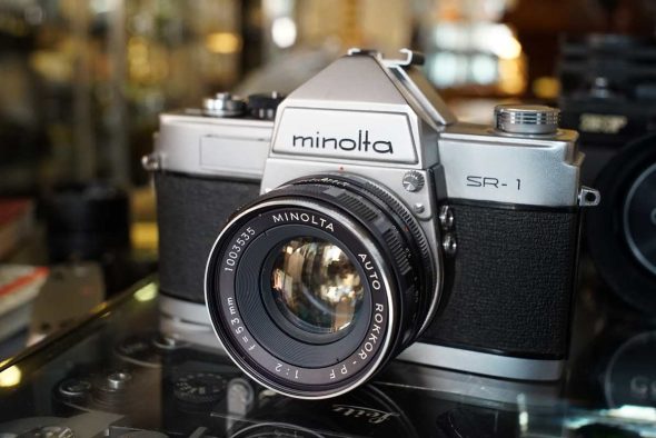 Minolta SR1 + Rokkor PF 1:2 / 53mm lens