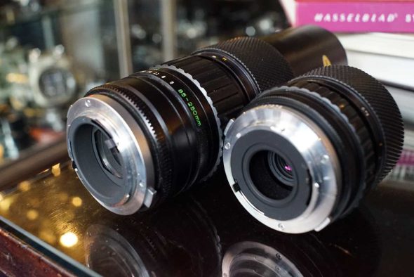 Lot of 2 Olympus OM lenses, 80-250mm F/5 + 35-70mm F/4