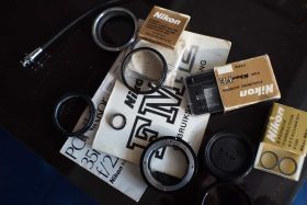 Lot of various Nikon F accessoiries