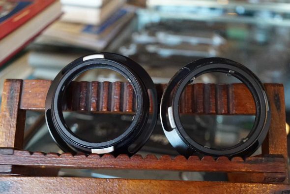 lot of 2 Leica lens hoods, 12504+12585