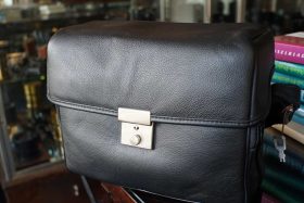 Black Leather camera system bag