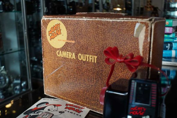 Mickey Mouse vintage camera outfit, produced in 1946, boxed