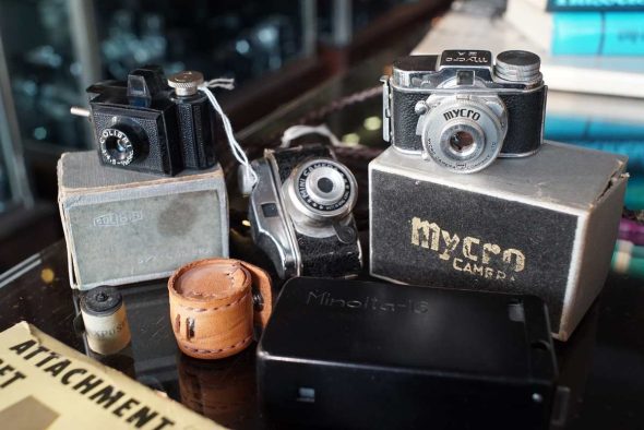 lot of 4x subminiature camera