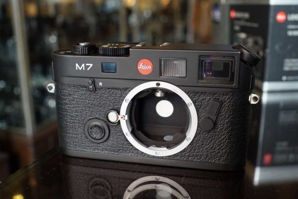 Leica M7 0.85 black chrome, boxed