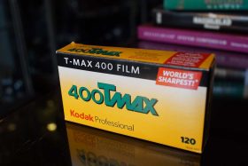 Kodak TMAX 400 5-pack 120 film, expired early 2022