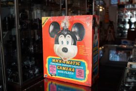 Micky Mouse Mick-A-Matic Disney camera with flash, no.880, unused and boxed