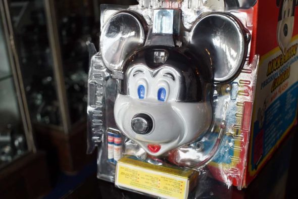 Micky Mouse Mick-A-Matic Disney camera with flash, no.880, unused and boxed