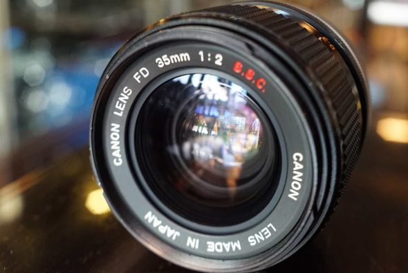 Canon lens FD 1:2 / 35mm SSC