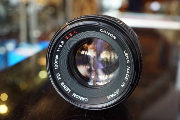 Canon FD 100mm F/2.8 S.S.C. lens