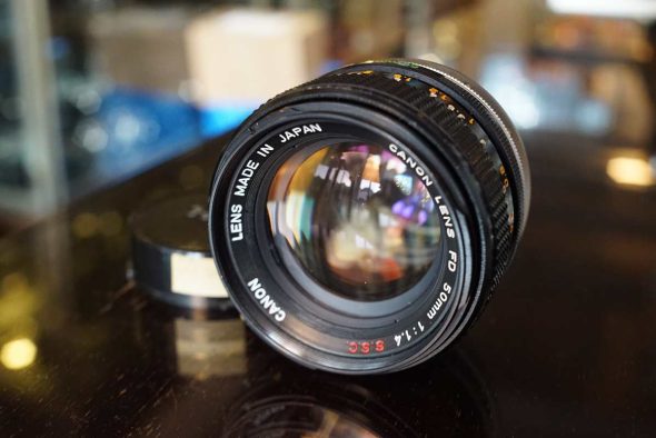 Canon lens FD 50mm 50mm 1:1.4 SSC