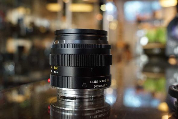 Leica Leitz Wetzlar Summilux 50mm F/1.4 V2 black, serviced