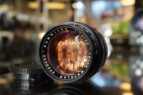 Leica Leitz Wetzlar Summilux 50mm F/1.4 V2 black, serviced