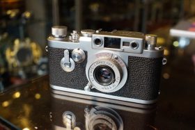 Leica IIIg + 5cm F/3.5 Elmar lens kit, fresh CLA