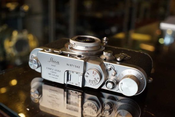 Leica IIIg + 5cm F/3.5 Elmar lens kit, fresh CLA