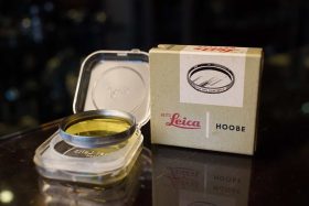 Leica Leitz HOOBE Yellow contrast filter E39, boxed