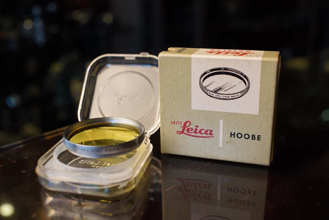 Leica Leitz HOOBE Yellow contrast filter E39, boxed - Fotohandel 