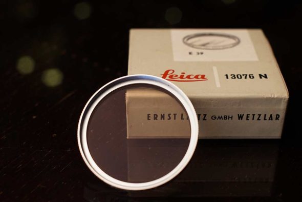 Leica Leitz 13076N filter E39, boxed