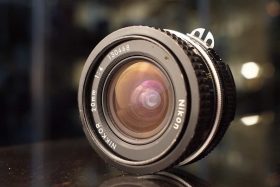 Nikon Nikkor F/4 20mm AI lens, worn