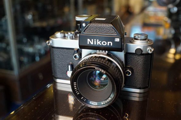 Nikon F2 chrome + Nikkor AI 50mm F/2 lens