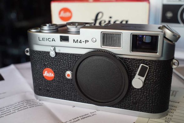 Leica M4-P body chrome (70 year edition), fresh CLA & Boxed