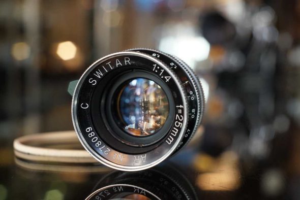 Kern Switar F/1.4 25mm lens, OUTLET
