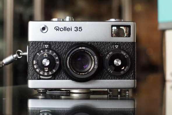 Rollei 35 silver, made in Germany, double boxed