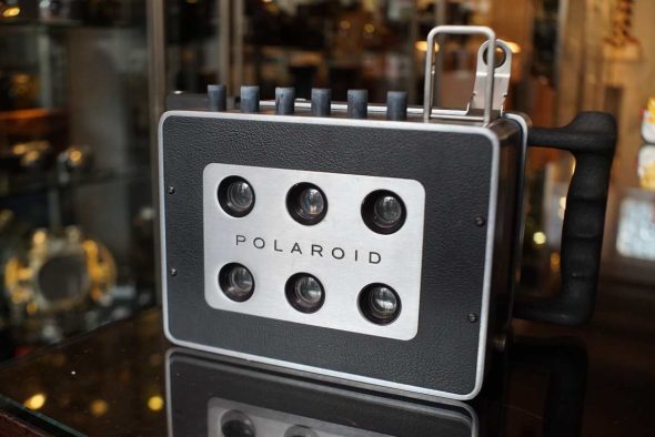 Polaroid Land Portrait camera model 600, 4×5” with 6 lenses