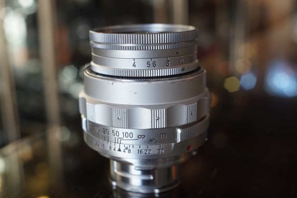 Leica Elmar f=9cm F/4 collapsible lens