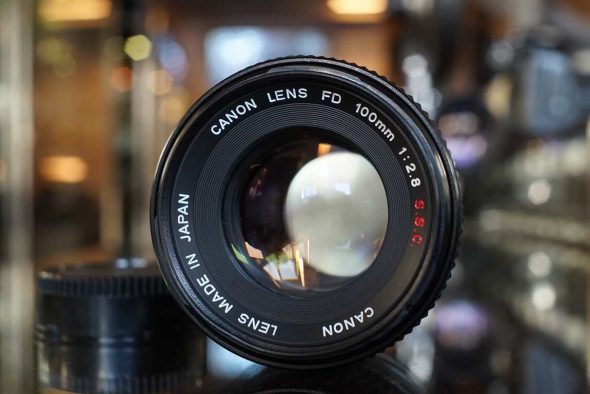 Canon FD 100mm 1:2.8 SSC lens