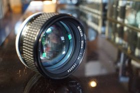 Nikon Nikkor 85mm F/1.4 AI-S portrait lens