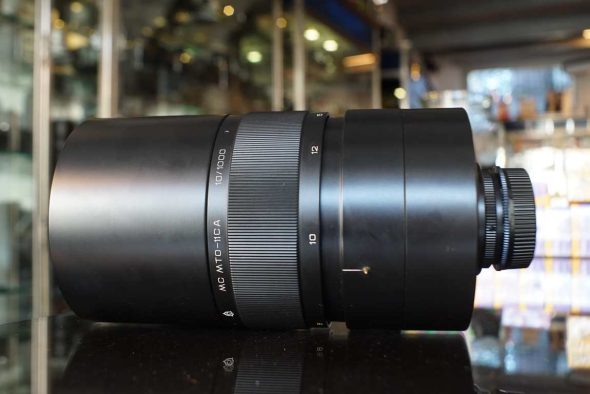 MC MTO -11CA 1000mm F/10 mirror lens, with Nikon F mount, in case