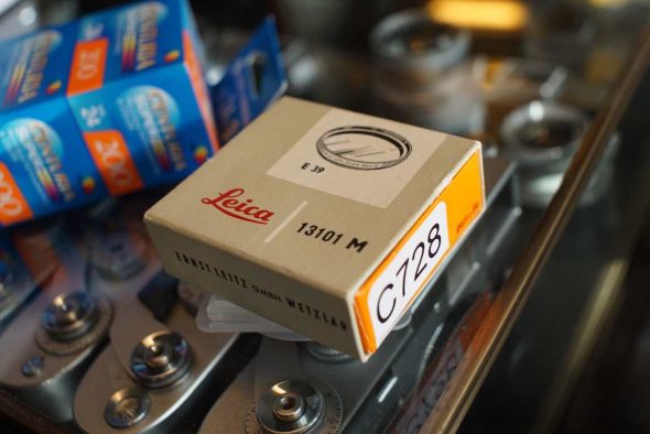 Leica Leitz E39 orange filter, boxed