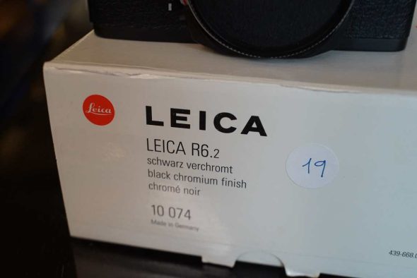 Leica R6.2 body black, boxed