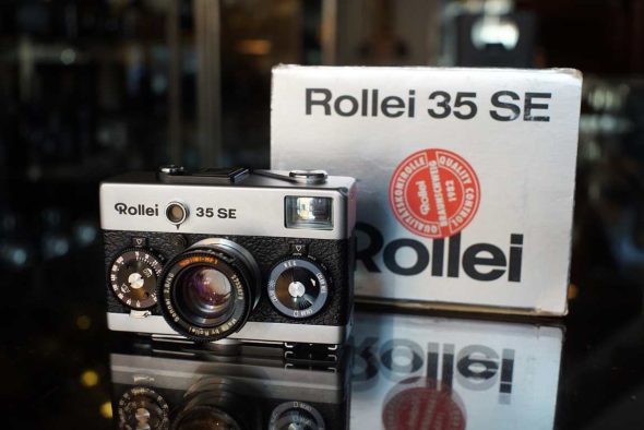 Rollei 35SE chrome Sonnar 40/2.8, boxed, collection/OUTLET