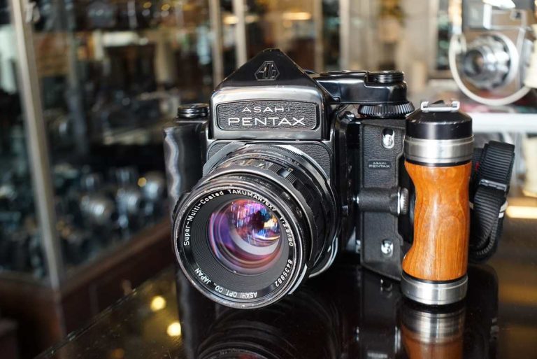 Pentax 6x7 MLU kit + Takumar 90mm F/2.8 LS lens Fotohandel Delfshaven