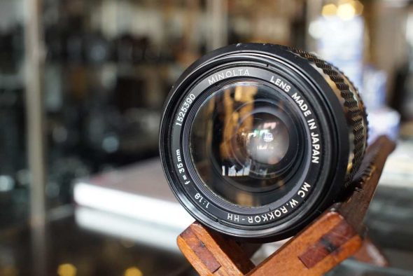 Minolta MC W.Rokkor-HH 35mm F/1.8 MD-mount lens, OUTLET