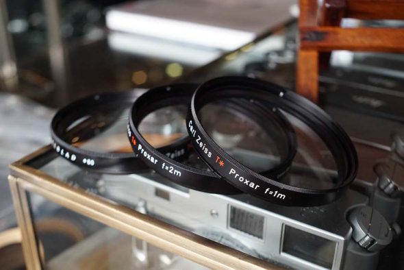 Hasselblad kit of 3x Carl Zeiss PROXAR Filtes B60 mount