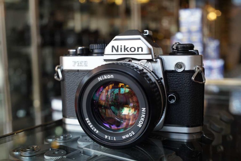 Nikon FM2n black + Nikkor 50mm F/2 AI lens