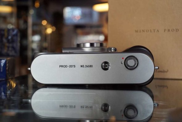 Minolta Prod 20’s compact camera, boxed