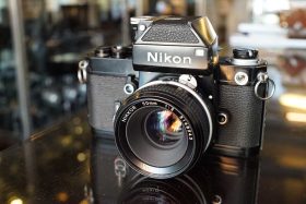 Nikon F2 black + Nikkor 50mm F/2 lens