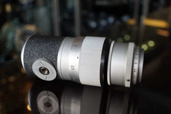 Leica Leitz Hektor 135mm F/4.5 LTM chrome lens