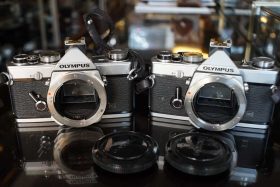 2x Olympus OM-1n SLR bodies, faulty, OUTLET